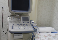 生理機能室、エコー（超音波）検査装置