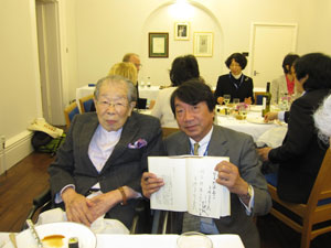 日野原重明先生とオックスフォードでのオスラー協会総会に出席して