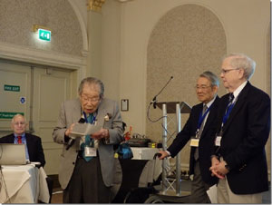 日野原重明先生とオックスフォードでのオスラー協会総会に出席して