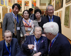 日野原重明先生とオックスフォードでのオスラー協会総会に出席して